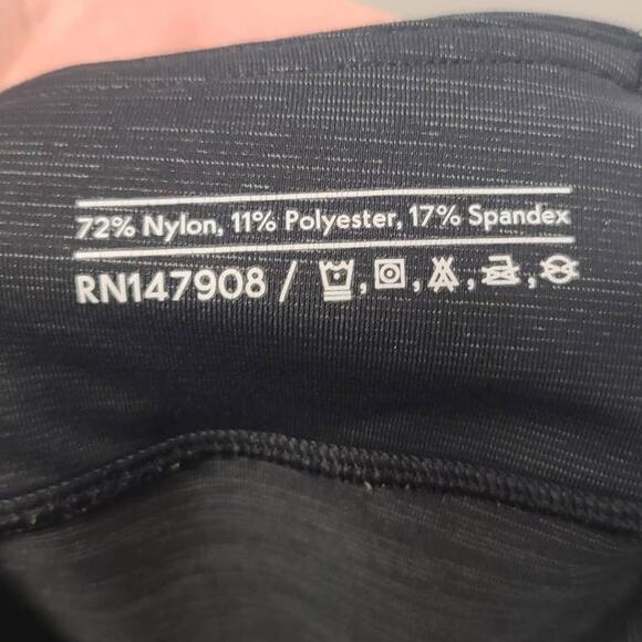 Outdoor Voices Black Gray Space Dye Print Cropped Leggings Size Small - Picture 5 of 5